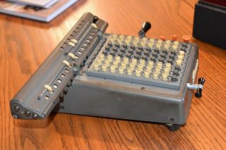 Monroe Adding Machine Calculator Model L160 - X 4