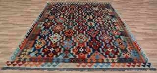 Kilim Rug Well - made good quality Afghan hand - woven Maimana Flat woven Area Rug 2