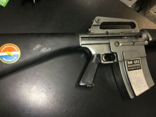 Vintage 1960 ' s M - 16 Marauder Automatic Toy Rifle Gun 1966 Mattel loud 3