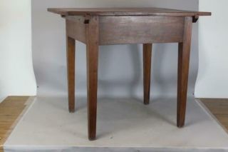 A VERY RARE 18TH C PA CHIPPENDALE TAP OR TAVERN TABLE REMOVABLE TOP 7