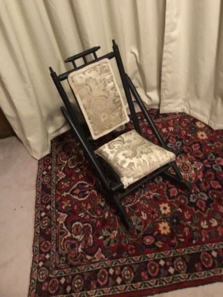Victorian early rocker,  rocking chair,  eastlake platform style, 10