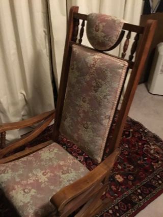 Victorian early rocker,  rocking chair,  eastlake platform style, 3