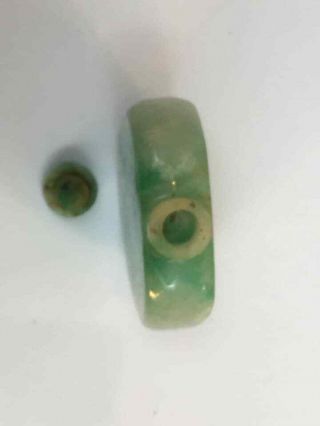 Late Qing Dynasty Chinese jadeite snuff bottle 7
