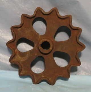 Vintage Industrial Machine Age Steel/Cast Gear Steampunk Art Lamp Part 2