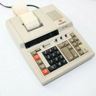 Olympia Ec 6000 Calculator Vintage Adding Machine