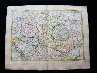 1778 Zannoni - Rare Map: Hungary,  Budapest,  Eger,  Slovakia,  Slovenia,  Romania