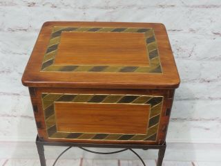 Vintage Mexican Wood Dovetail Chest/File Cabinet Hand Made by Carrington & Foss 7