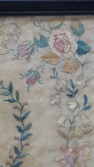 English Silk Samplers (PAIR) Early - 19th Century 5