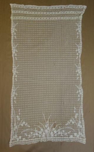 11 Unique Vintage Lace Curtain Panels W/ Signs Of Wear,  Use For Crafts & Diy