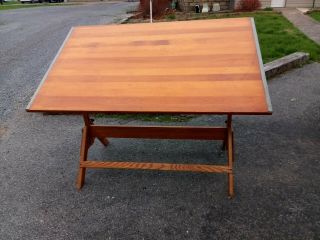 Vintage Anco Drafting Table 5  L 38 
