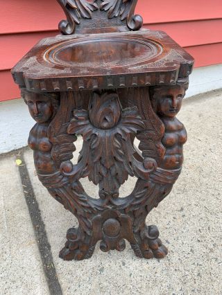 R.  J.  HORNER HEAVILY CARVED ACCENT CHAIR WILL SHIP 3