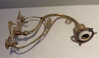 Dealer - Rita Antique Wall Sconce Lamp Bronze Brass Art Nouveau