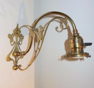 DEALER - RITA Antique wall sconce lamp bronze brass art nouveau 3