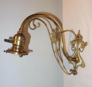 DEALER - RITA Antique wall sconce lamp bronze brass art nouveau 4
