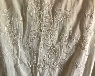 2.  23m Early 19th Century Embroidered Georgian Regency Silk Shawl