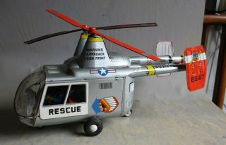 Rare Atc Toys Japan Kaman H - 43 Rescue 8847 Helicopter & Box