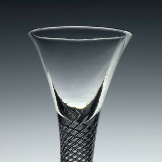 Antique 18th Century Georgian Air Twist Dram Glass c1750 5
