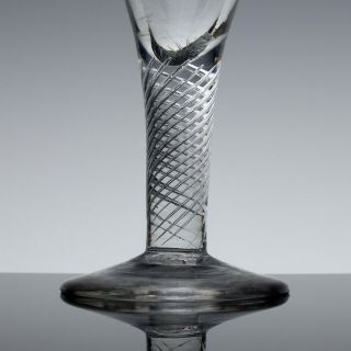 Antique 18th Century Georgian Air Twist Dram Glass c1750 6