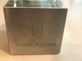 HARRY WINSTON MID - CENTURY MODERN MCM CUBE PAPERWEIGHT GEOMETRIC PAPER WEIGHT 4