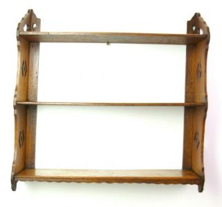 Antique Plate Rack,  Hanging Plate Rack,  Wall Shelves,  Hanging Shelf,  1910,  B1478