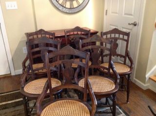 Victorian Eastlake Walnut Chairs