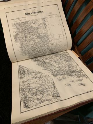 1891 Fresno County Atlas with Illustrations by Thos K.  Thompsons 6