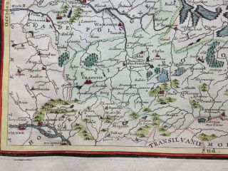 POLAND DATED 1717 by NICOLAS DE FER 18e CENTURY UNUSUAL ANTIQUE ENGRAVED MAP 4