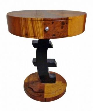 Special Forms Side Table In Art Deco Style.