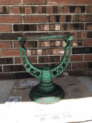 Vintage Water Well Pump Stand.  Cast Iron.  Globe Foundry Co.
