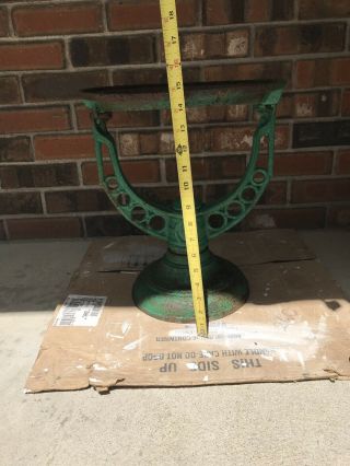 Vintage Water Well Pump Stand.  Cast Iron.  Globe Foundry Co. 8