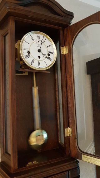 0152 - Kieninger German Westminster chime wall clock 10