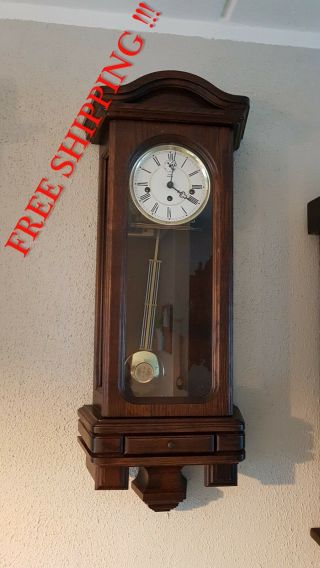 0152 - Kieninger German Westminster Chime Wall Clock