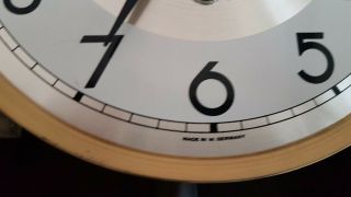 0159 - German LFS Hermle Westminster chime wall clock 10