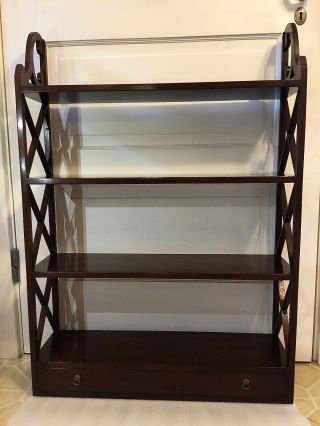 Kittinger Colonial Williamsburg Adaptation WA1038 - 24 Mahogany Wall Shelf 3