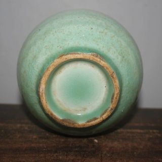 Chinese Old Longquan Kiln Celadon Glaze Porcelain Double - Gourd Vase 9