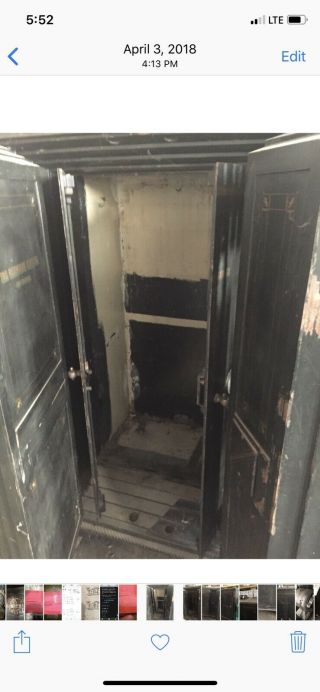 Antique 1890 Herman Safe Double Door (San Francisco Co) Combo’s Work 12