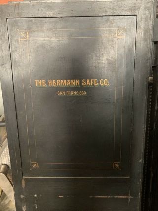 Antique 1890 Herman Safe Double Door (San Francisco Co) Combo’s Work 6