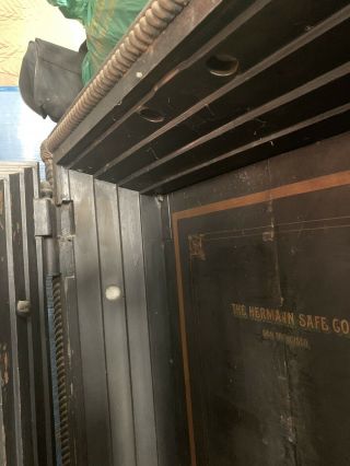 Antique 1890 Herman Safe Double Door (San Francisco Co) Combo’s Work 7