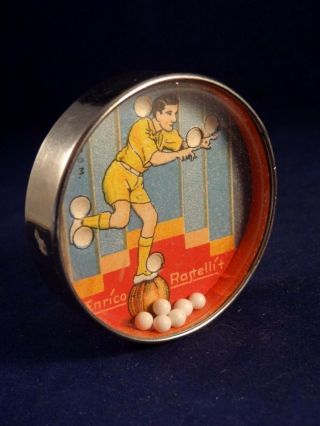 Rare Vintage Dexterity Puzzle Game Hand Held Juggler Circus Enrico Rastelli 1950