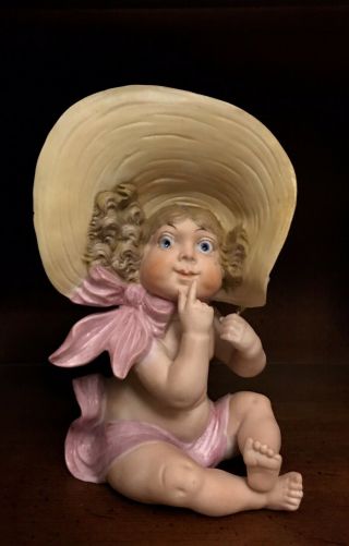 Antique German Hutschenreuther Bisque Piano Baby Girl Doll Very Rare 6