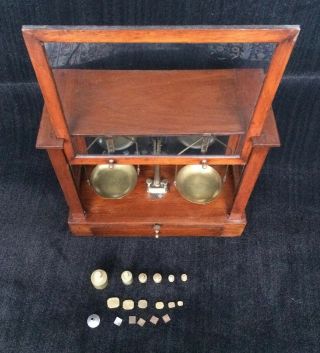 Daube & Hopken Balance Beam Scale - Antique Apothecary / Jeweler ' s Scale 7