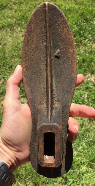 Antique Cast Iron Shoe Last For Cobbler Stand Shine Repair 4