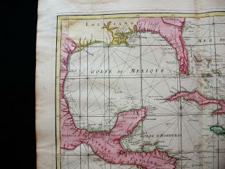 1778 ZANNONI - rare map: CENTRAL AMERICA,  MEXICO,  CARIBBEAN,  USA,  CUBA,  JAMAICA 4
