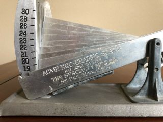 Vintage Acme Egg Grading Scale Patented 1924 - Specialty Mfg.  Co. 3