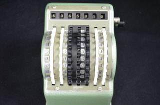 Vintage Summira HOFFRITZ Small Adding Machine 7 Columns 3