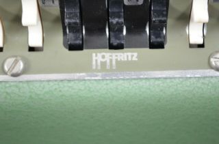 Vintage Summira HOFFRITZ Small Adding Machine 7 Columns 9