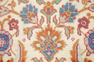 VINTAGE 3x5 IVORY Floral Persian Area Rug Hand made Oriental Wool All - Over 12