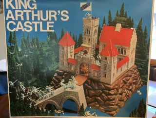 King Arthurs Castle Vintage Playset Toy Big Spielwarenfabik Knights Horses Rare