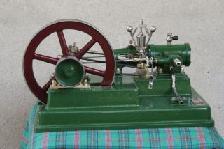 Stationary Antique LARGE steam engine 1971 year.  Bio Fiz 2