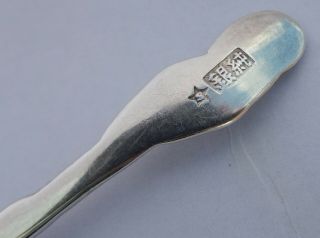 Exquisite Antique Japanese Naturalistic Solid Silver Spoon; Meiji era c1890 7